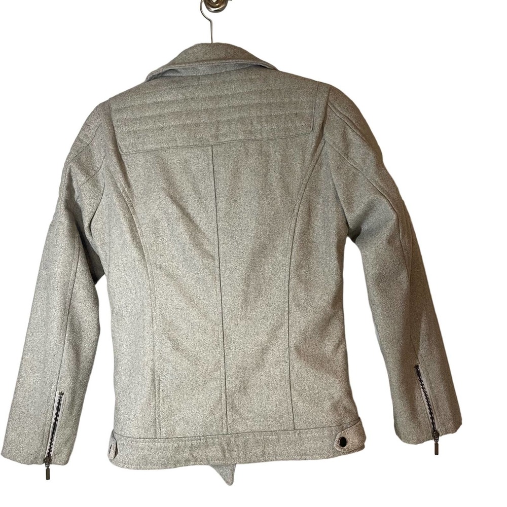 Yoki NY Outerwear Moto gray jacket coat Sz M RN 125639 - Picture 4 of 9